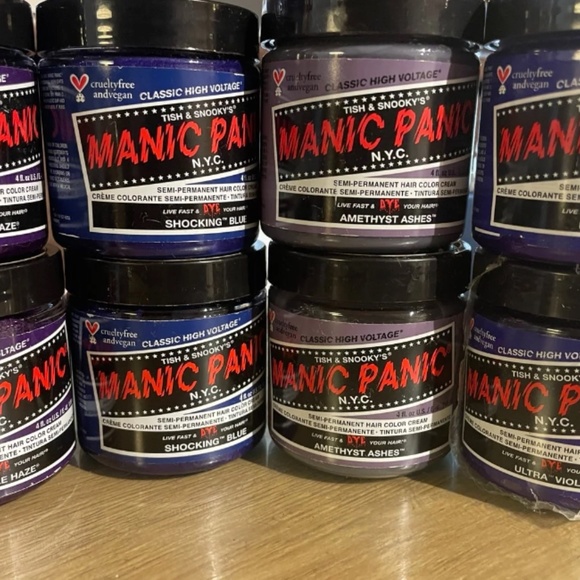 Tish & Snooky’s Manic Panic Semipermanent Hair Color Cream - 18 Jar Lot - Picture 3 of 4